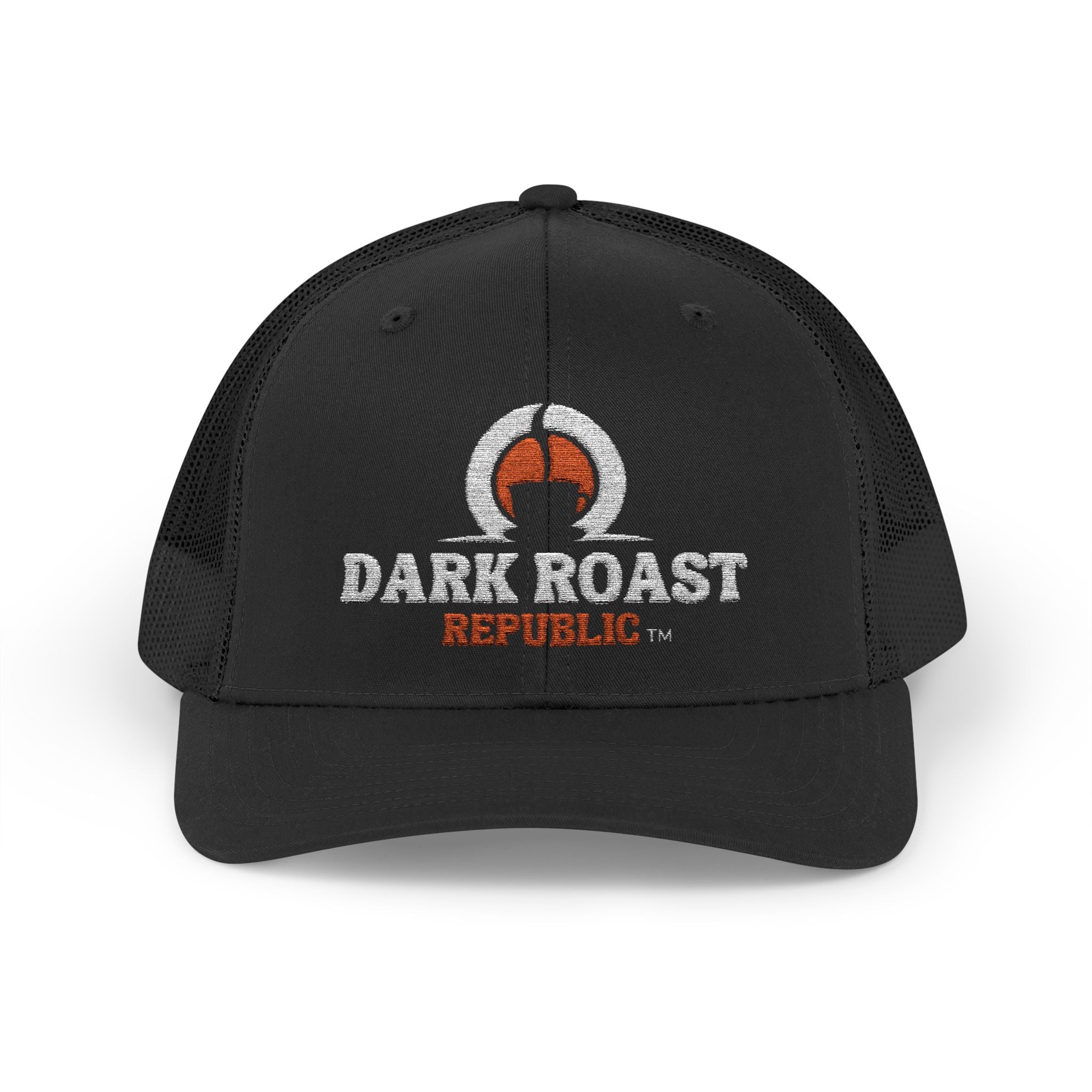 Dark Roast Republic Snapback Trucker Cap - Perfect for Coffee Lovers