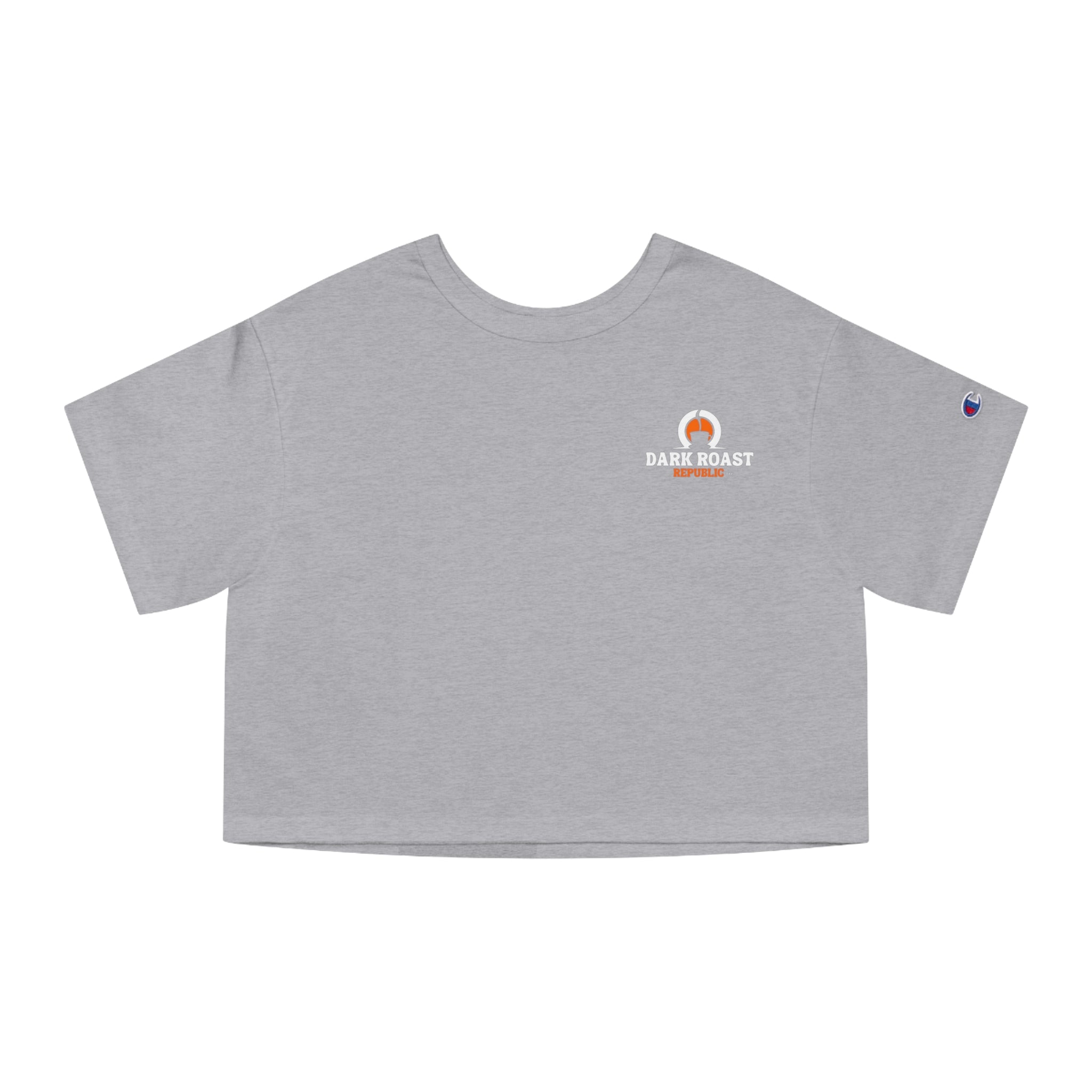Dark Roast Republic Cropped T-Shirt for Coffee Lovers