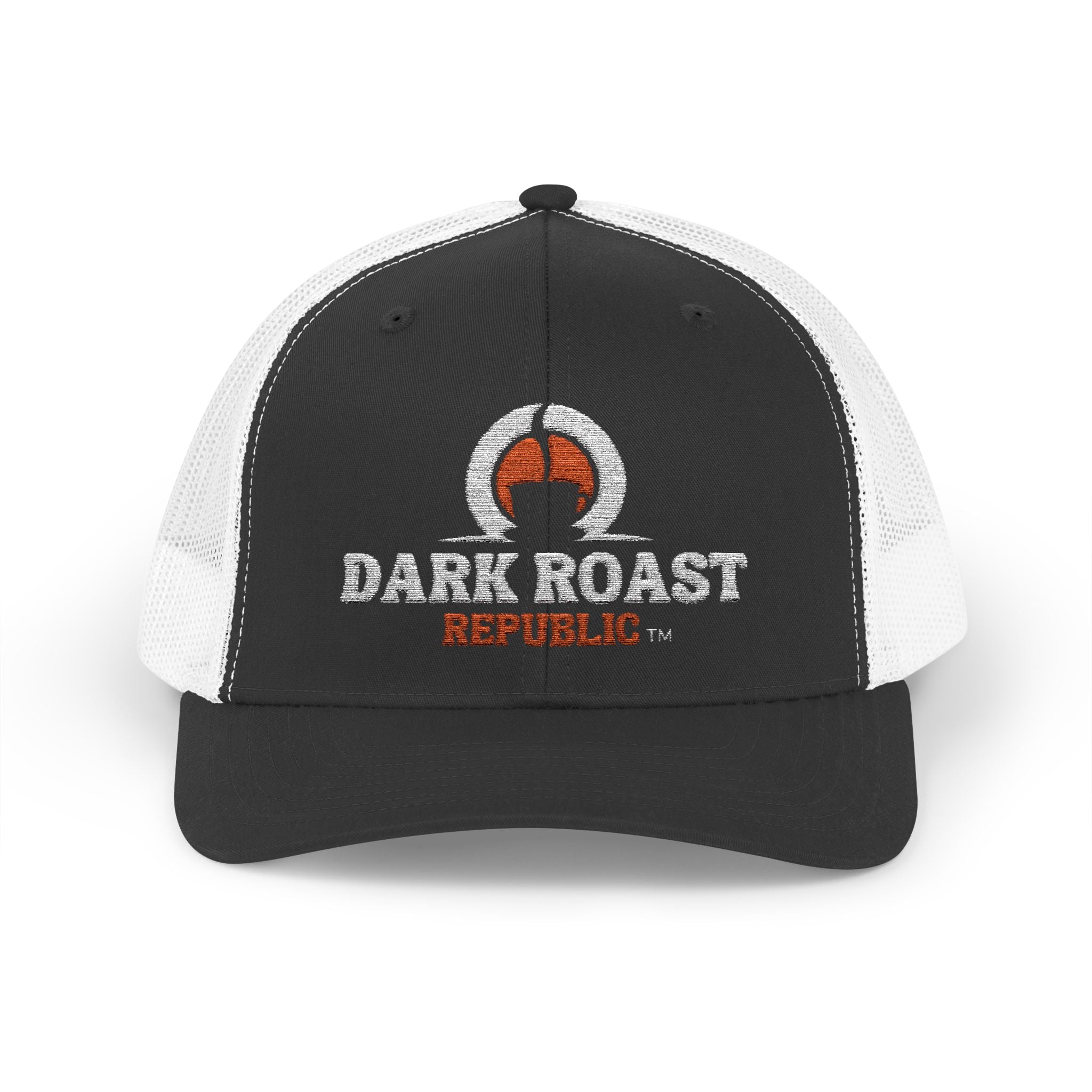 Dark Roast Republic Snapback Trucker Cap - Perfect for Coffee Lovers