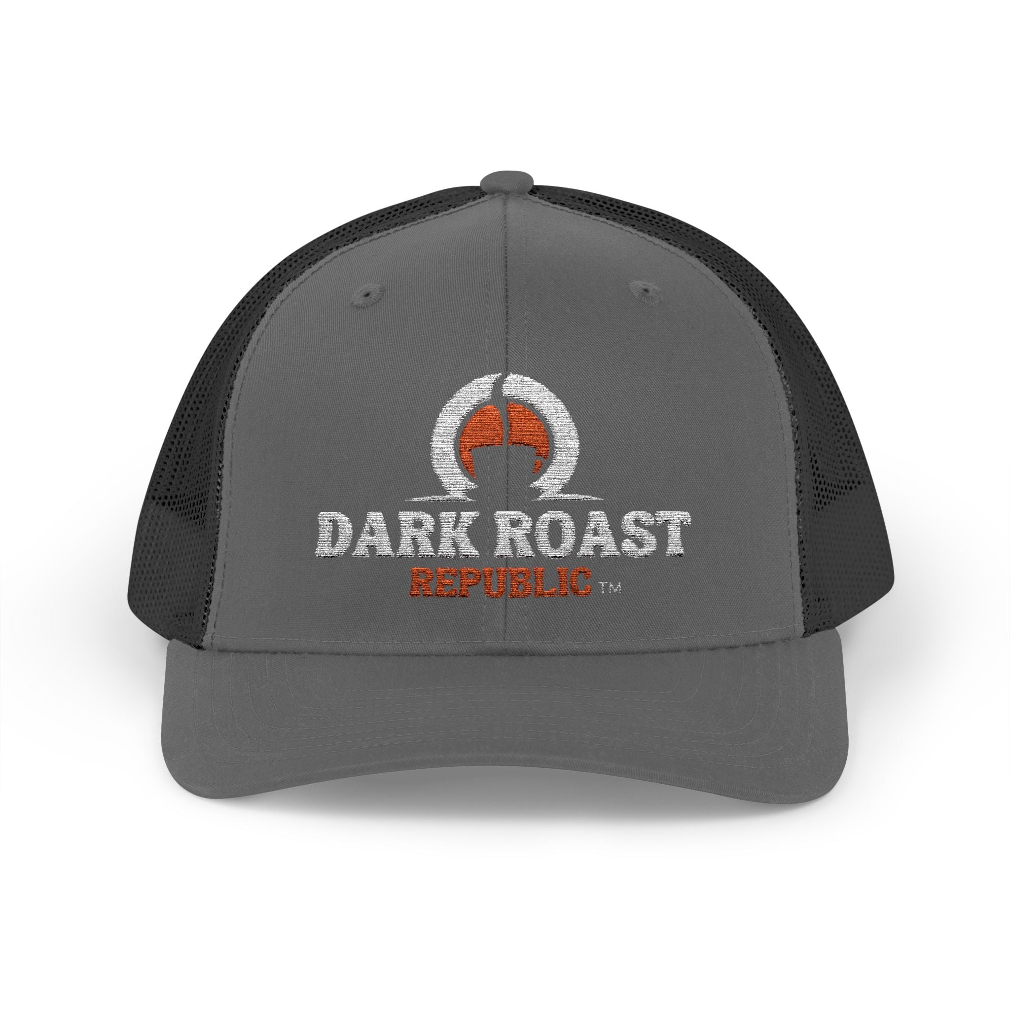 Dark Roast Republic Snapback Trucker Cap - Perfect for Coffee Lovers