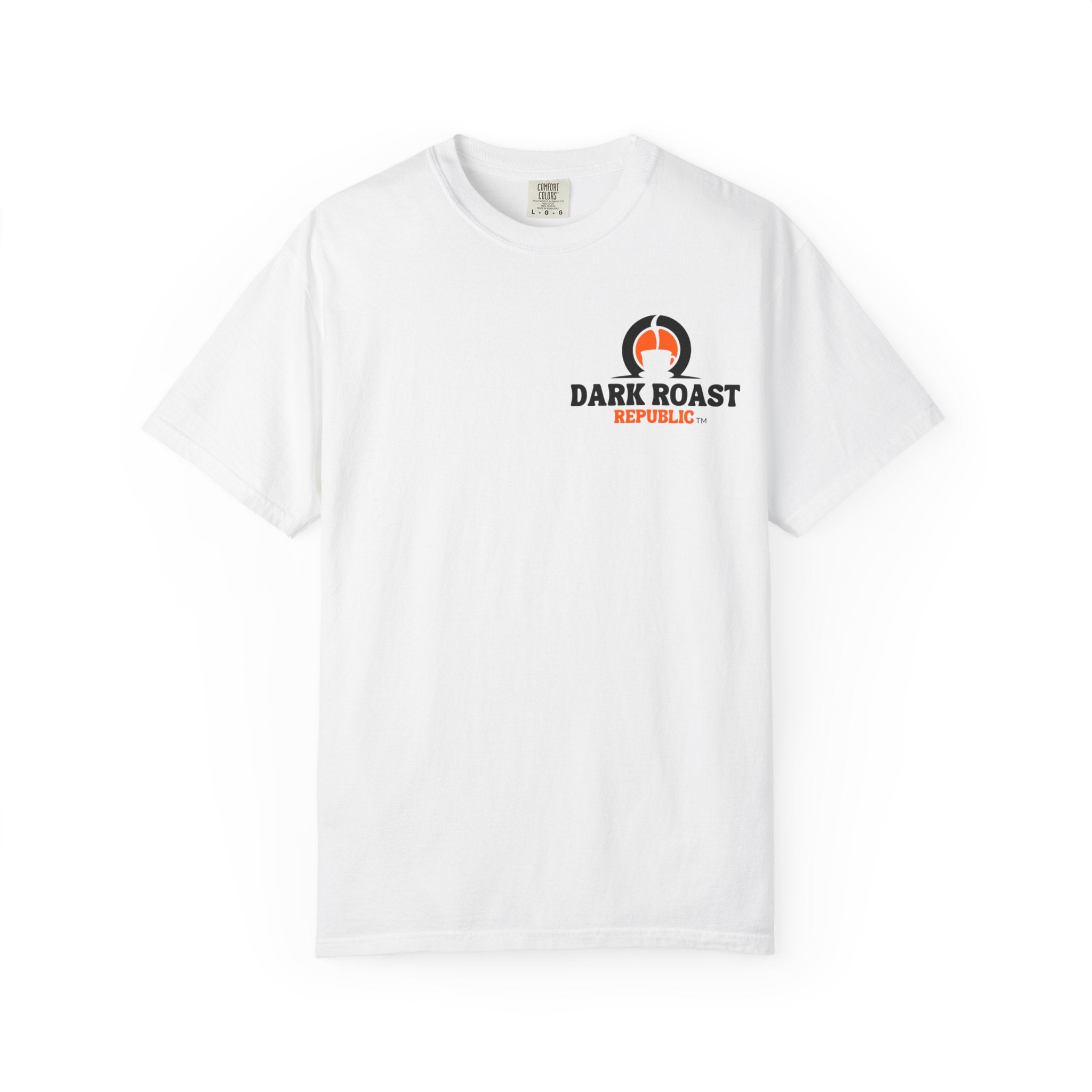 Unisex Garment-Dyed T-shirt - Dark Roast Coffee Design