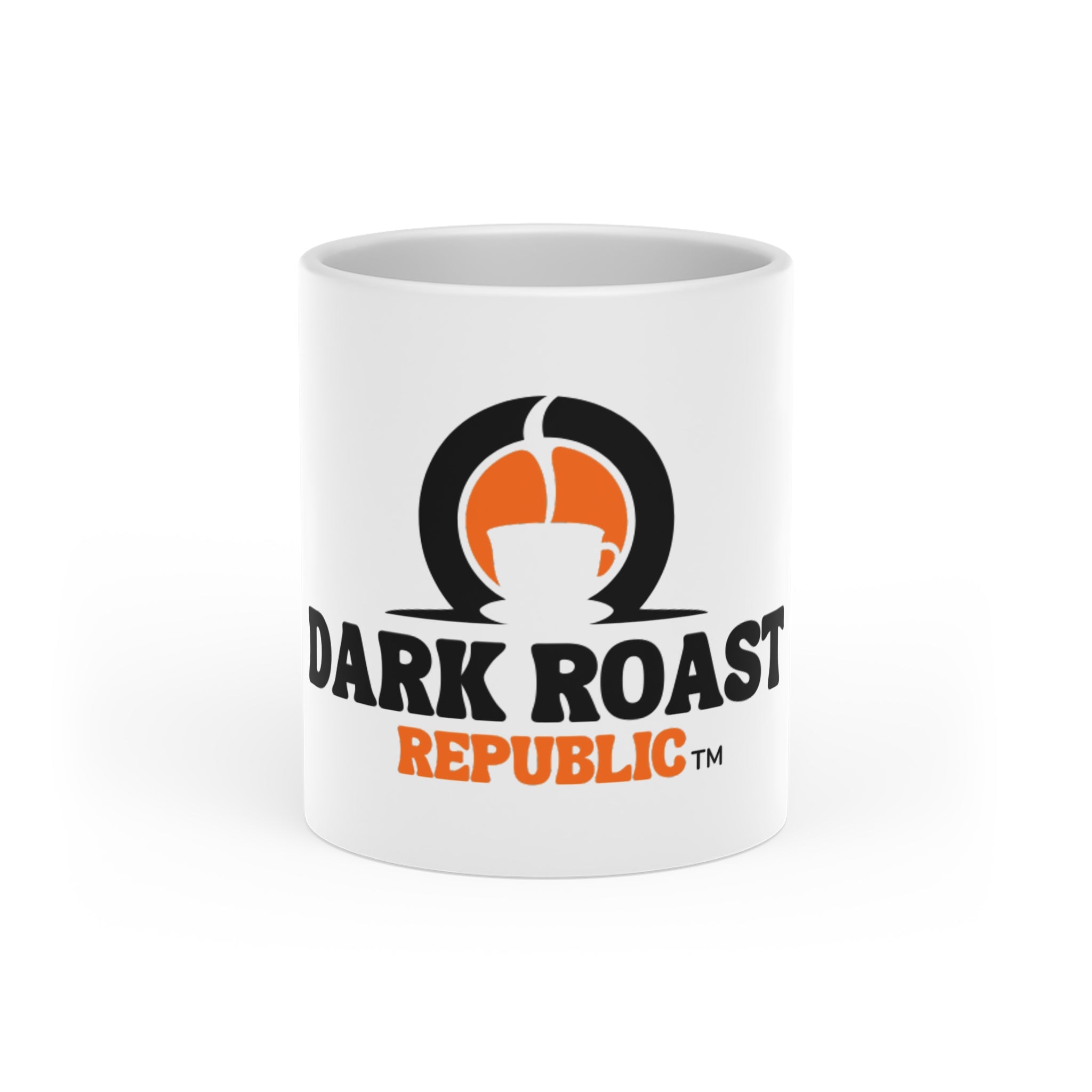 Heart-Shaped Dark Roast Mug for Coffee Lovers